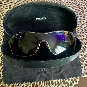 PRADA Men’s Shield Sunglasses